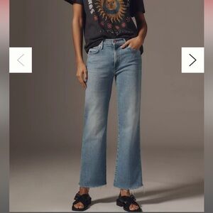 MOTHER The Kick It High-Rise Ankle Fray Jeans - ANTHROPOLOGIE NWT